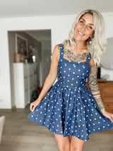 FLOER|LATZKLEID|Jeansdots