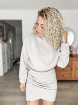 WRAPY| SWEAT|BEIGEGRAU