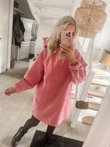 URBAN|HOODIEKLEID|pink