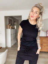 PHOEBE|SHIRT|RIPPBLACK