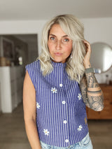 JILAY| WESTE|STRIPEBLUE