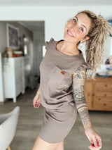 HERZENSSACHE| KLEID | BRAUN