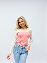 Stella| Longsleeve | Spitze| Uni