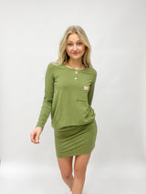 HERZENSSACHE| KLEID | Olive