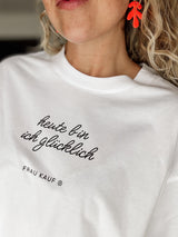 SHIRT|GLÜCK|WEIẞ