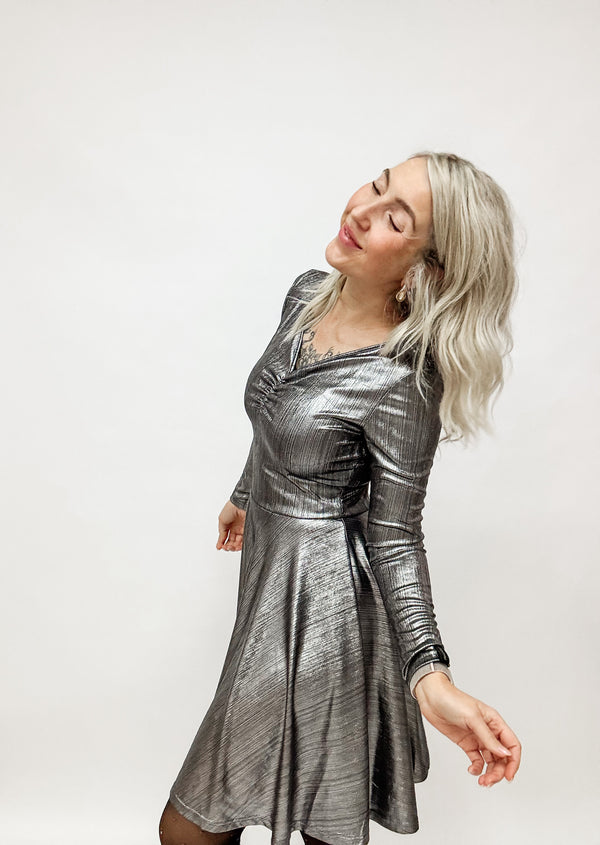 BELLA | KLEID| SILBER