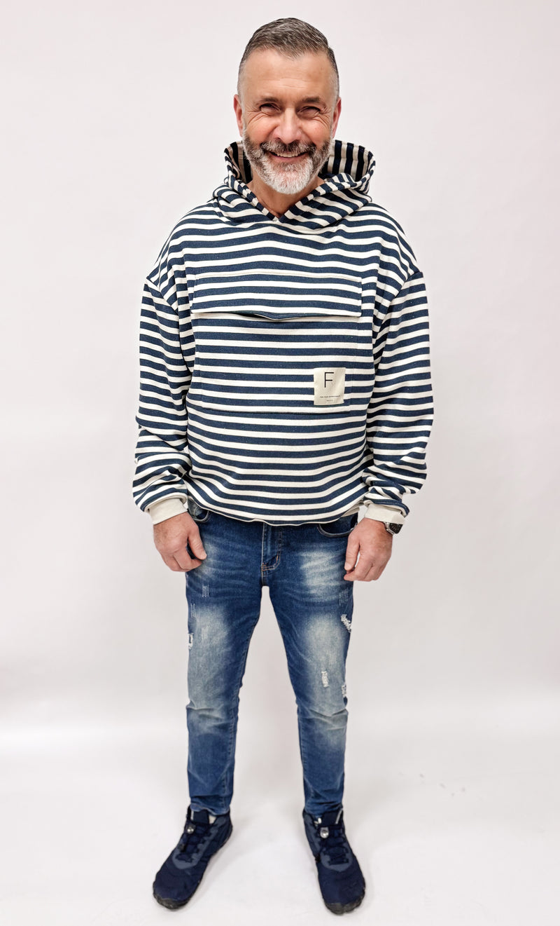 FYI | HOODIE | STRIPESNAVY