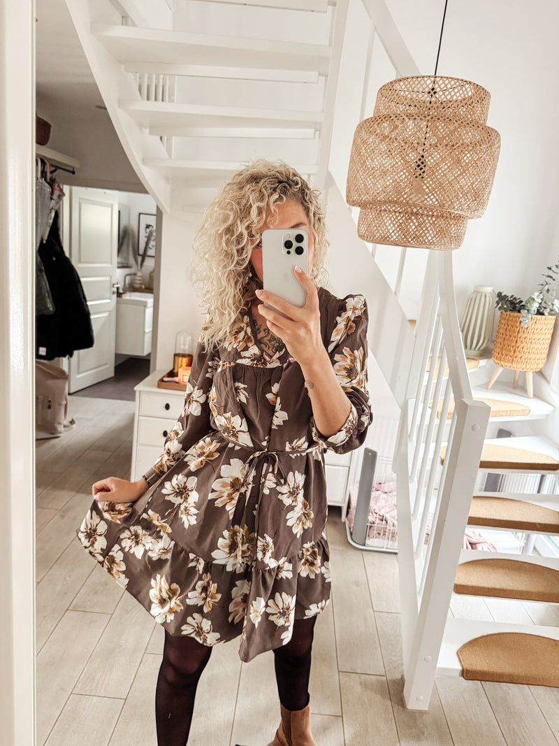 MASCHA | KLEID| BRAUNFLOWER