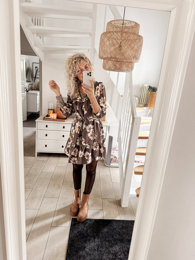 MASCHA | KLEID| BRAUNFLOWER
