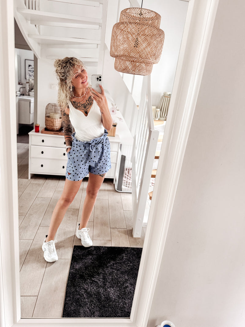 PUCKBAG|SHORTS|BLUEDOTS