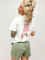 LOVED| CROPPEDSHIRT| WHITE