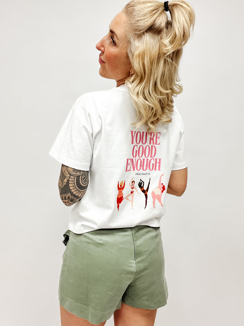 LOVED| CROPPEDSHIRT| WHITE