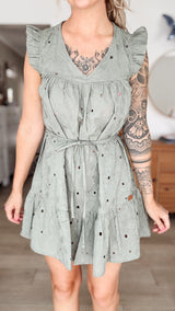 MASCHA | STRANDKLEID|OLIVE