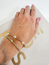 ARMBAND|SMILEY|GOLD