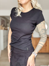 PHOEBE|SHIRT|RIPPBLACK