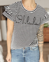 SHIRT|OHLALA|STRIPESBLACK