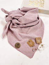 IDA | HALSTUCH | MUSSELIN| Gold-Sprenkel