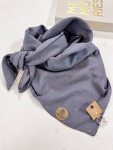 IDA | HALSTUCH | MUSSELIN| Gold-Sprenkel
