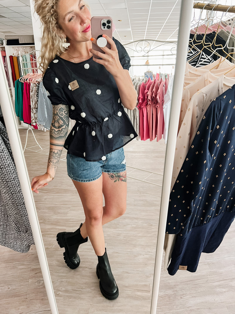 FREYA | BLUSE | DOTS