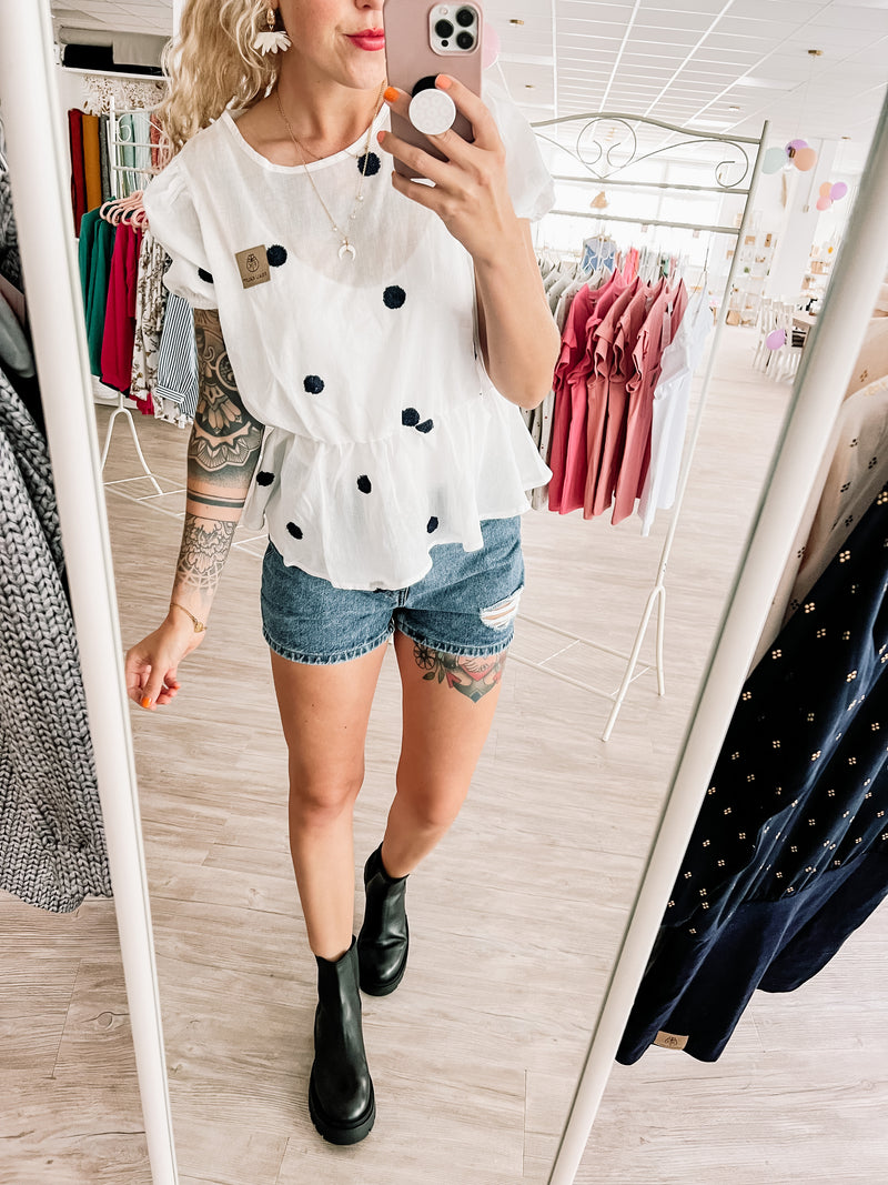 FREYA | BLUSE | DOTS