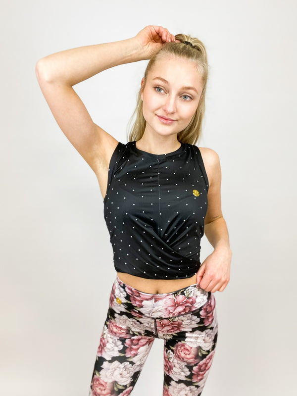 FITFINJA | Cropped Top | Dots